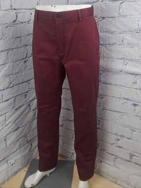 NEW Brooks Brothers Lightweight Advantage Chino Slim Fit Red Stretch Size 36x31